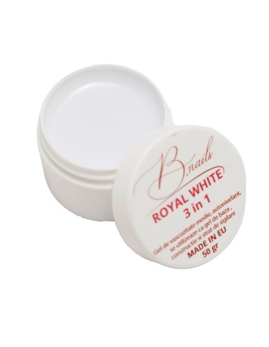 Cover gel unghii 15g Royal white