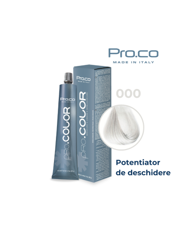 Vopsea de par profesionala PRO.COLOR 100 ml - Pro.Co - P000 - POTENTIATOR DE DESCHIDERE