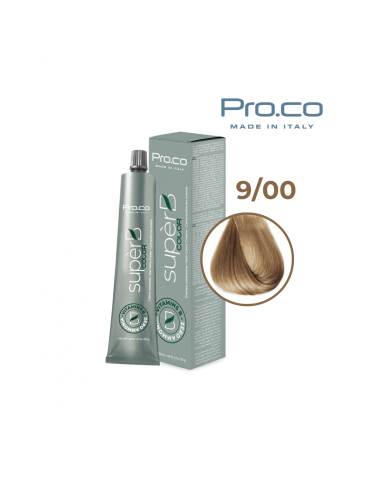 Vopsea de par profesionala fara amoniac SUPERB.COLOR 100 ml - Pro.Co - 9/00  BLOND SUPER DESCHIS INTENSE