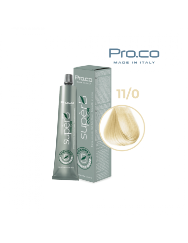 Vopsea de par profesionala fara amoniac SUPERB.COLOR 100 ml - Pro.Co - 11/0 BLOND SUPER DESCHIS