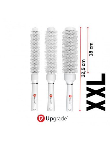 Set 3 perii de par UPGRADE - model lung XXL (25 + 33 + 43 mm)