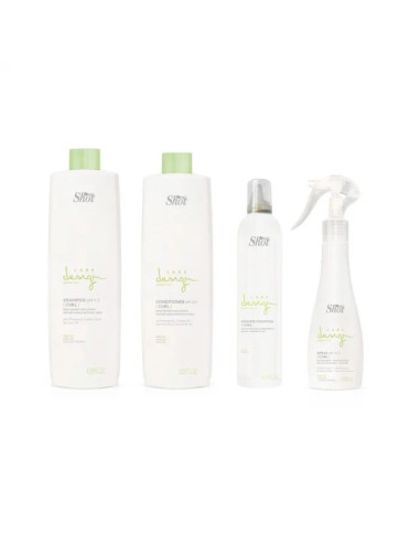 Set MARE - PERFECT CURL Shot - îngrijire păr creț (șampon 1L + balsam 1L + spumă 150 ml + leave-in 150ml)