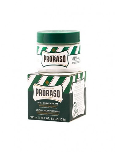 Crema pre-barbierit PRORASO cu eucalipt si mentol 100ml